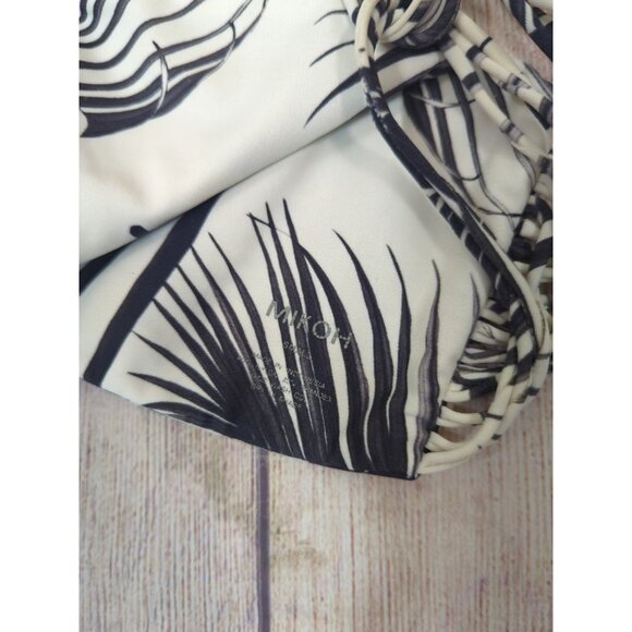 MIKOH Women's Bikini Top Strapless PALM FROND PRINT Classic Size Small - Picture 6 of 6